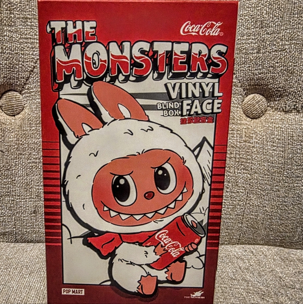 POP MART The Monsters x Coca-Cola Vinyl Face Blind Box – Sealed – No QR Code